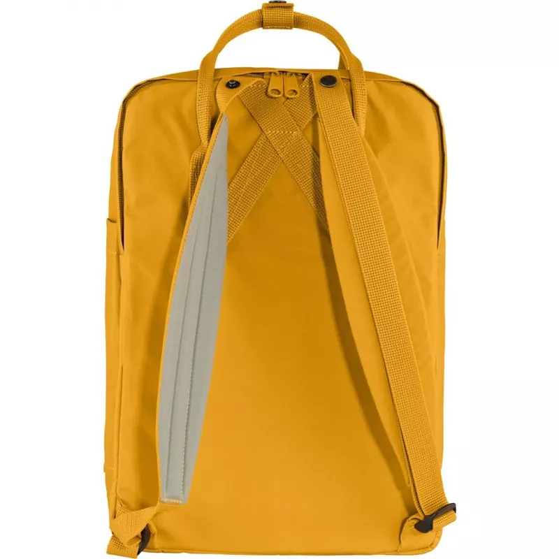 Mochila Fjällräven Kanken Laptop 13 pulgadas — mochila informal, Amarillo, 250×160×350 mm, poliamida/PP/vinilo