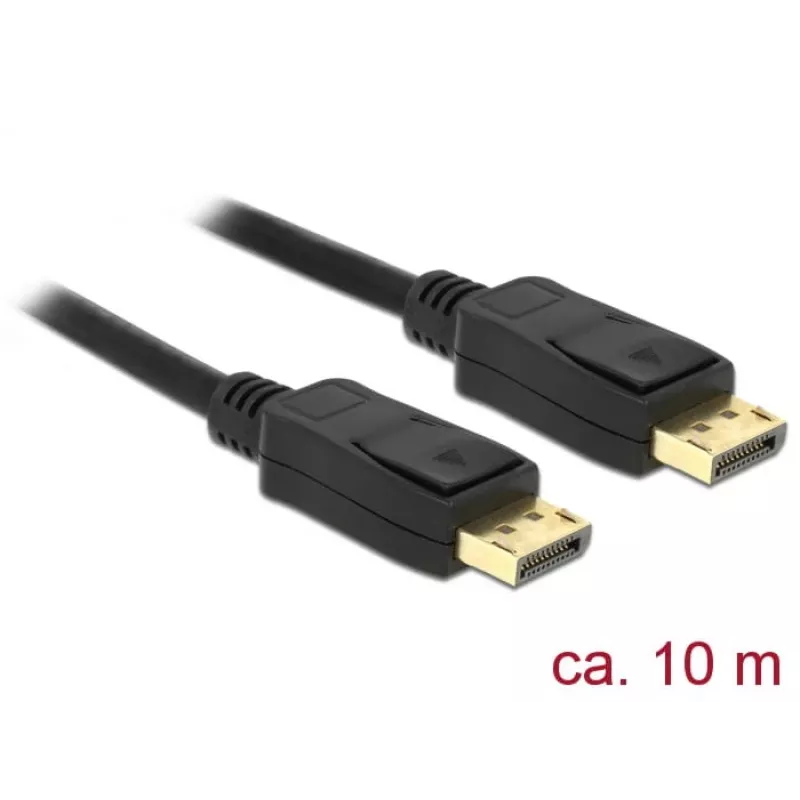 Cable DisplayPort DeLOCK 84862 10 m Negro
