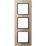 Jung AC 583 GL CH marco embellecedor de cristal color champán, cristal, 84×226 mm
