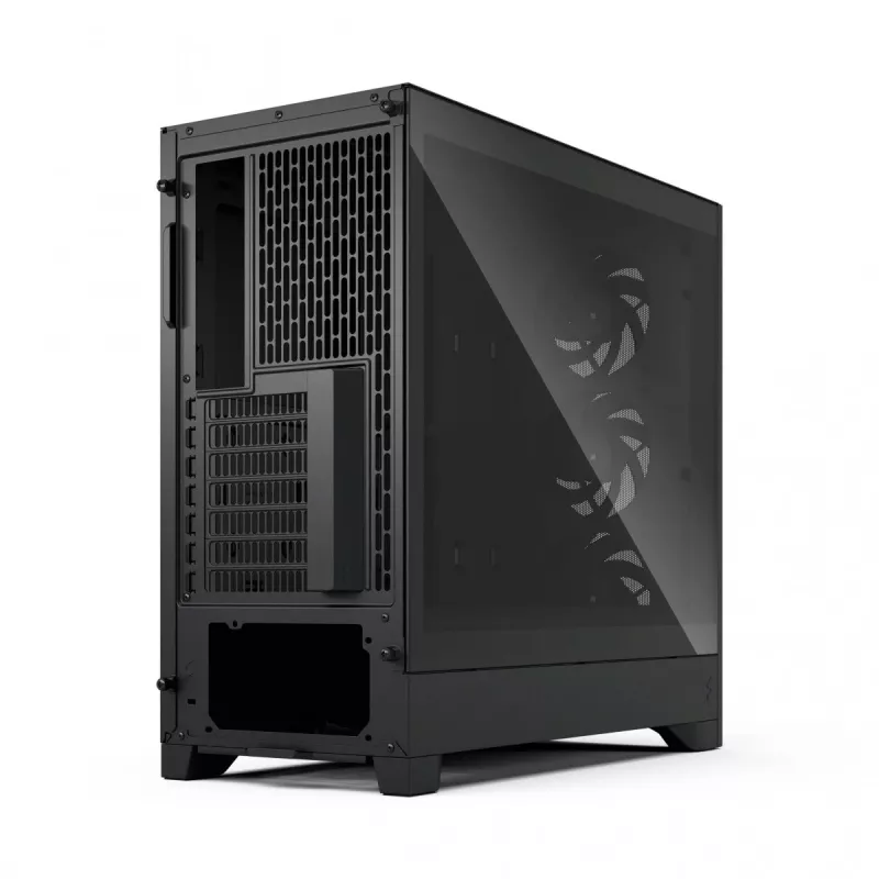 Caja para PC Fractal Design Pop 2 Air negro TG Midi Tower – ATX, 3 ventiladores frontales de 120 mm, compatible con unidades de 2,5