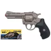 Revolver de juguete de metal Pulio Police 33/0 (Modelo 15533) – construcción metálica, disparo de proyectil de juguete