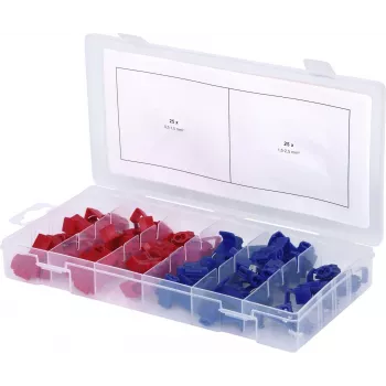 Juego de conectores ks tools 970.0570 – surtido de 50 conectores eléctricos