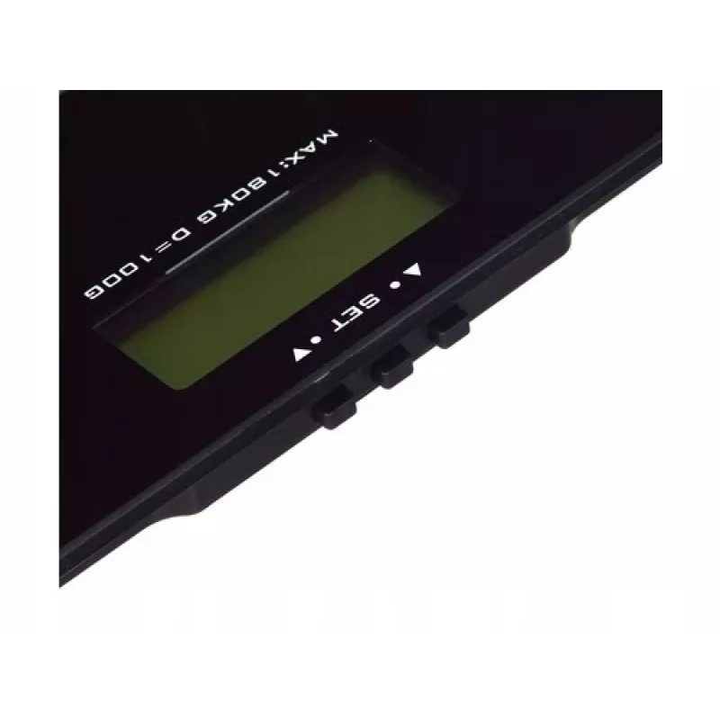 Báscula de baño Esperanza EBS018K – electrónica, 180 kg, negra