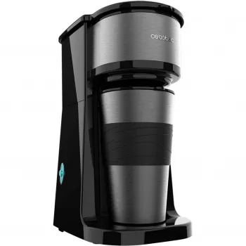 Cecotec Coffee 66 Drop & Go Cafetera de filtro, 700 W, Negro/Acero inoxidable