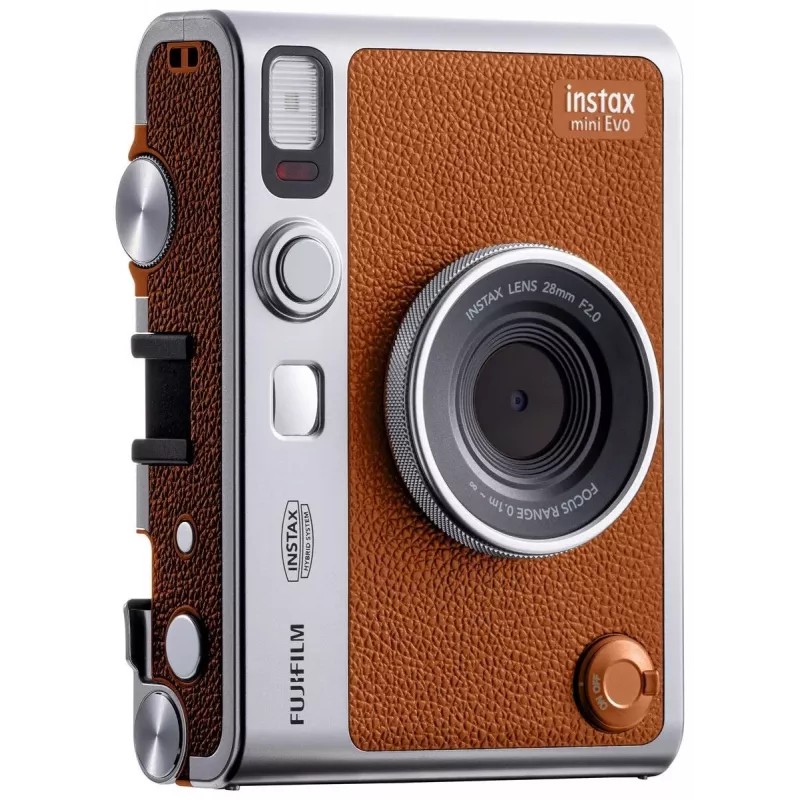 Cámara Instax mini EVO marrón