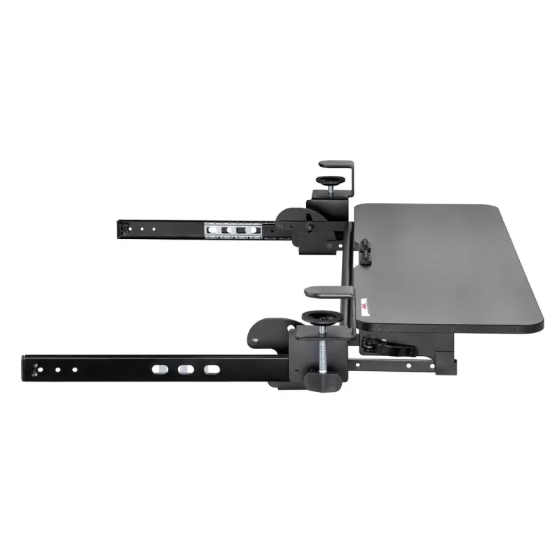 Soporte de teclado bajo escritorio Maclean, ajustable, máx. 5 kg, 67x24 cm, MC-462