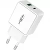ANSMANN HC218PD - fuente de alimentación - 18 vatios - 3000 mA - PD, QC 3.0 - 2 puertos de salida (USB, USB-C) - blanco (1001-0111)