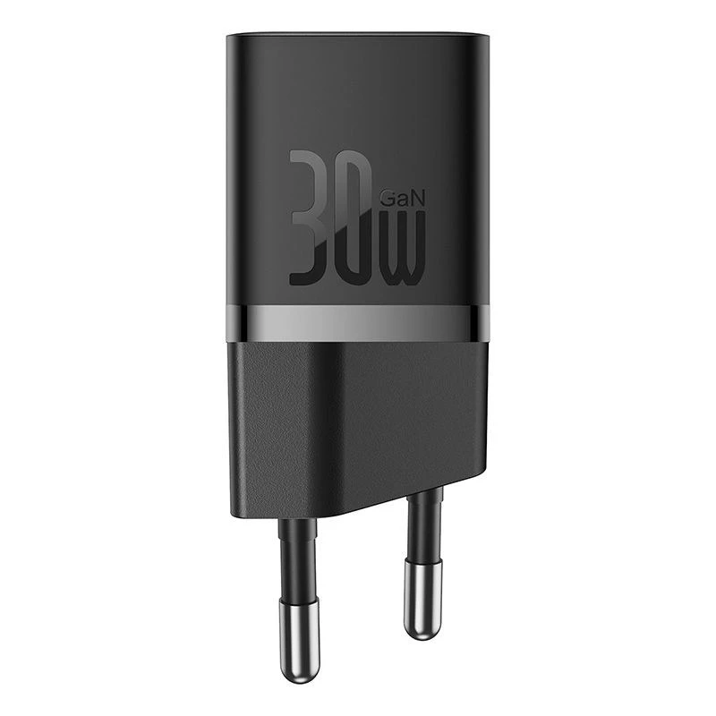 Baseus P10110902113-01 USB-C GaN5 mini 30W Fuente de alimentación Negra