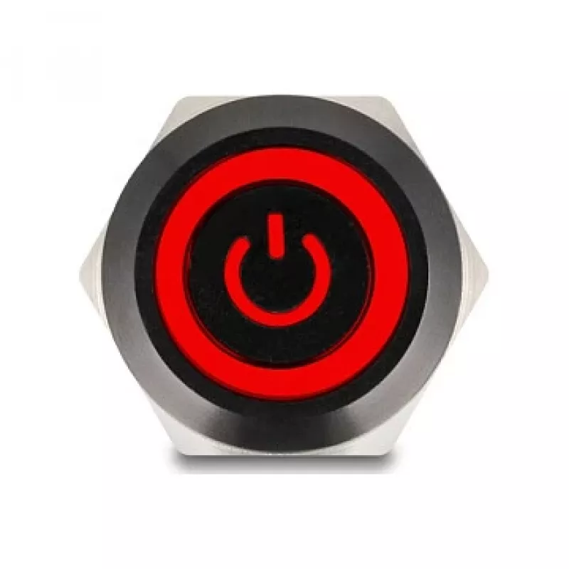 Interruptor DELOCK 22023 19 mm 12 V con 5 conexiones de soldadura
