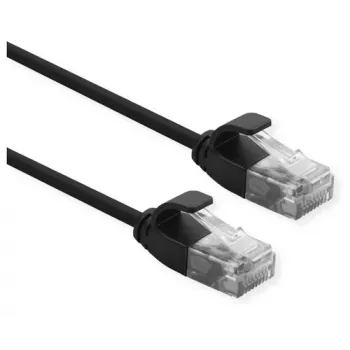 Cable de red ROLINE 21.15.3953 RJ-45 Cat6a 1 m negro