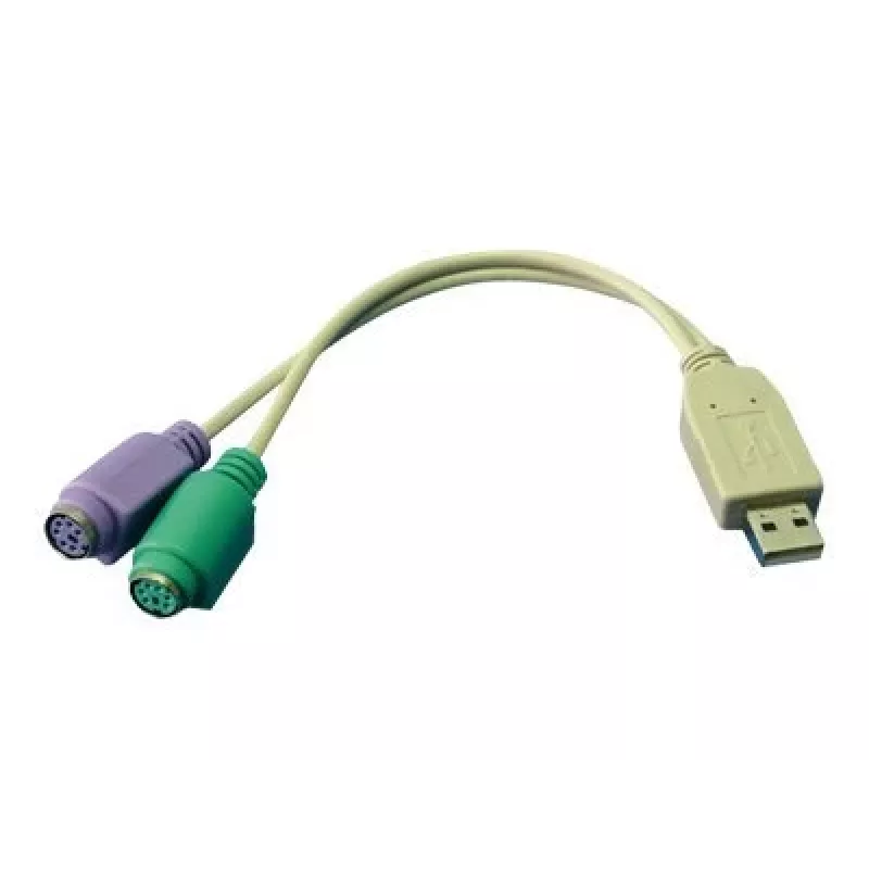 Adaptador LogiLink USB - 2x PS/2 AU0004A