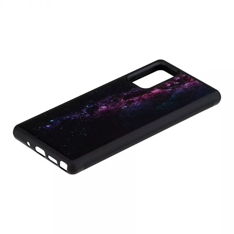 Funda protectora iKins para Samsung Galaxy Note 20 — Milky Way negra