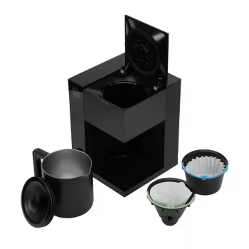 Fellow Aiden cafetera pour-over negra 1,5 l