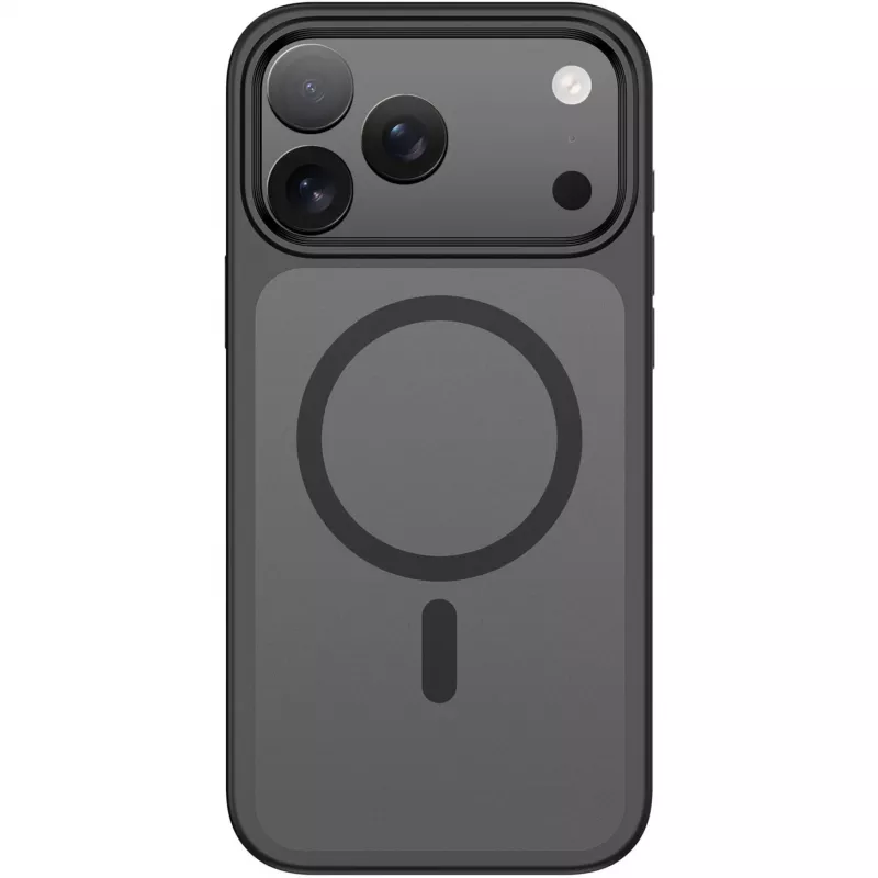 StyleShell INVISIO, funda para móvil negra, iPhone 17 Pro Max, compatible con MagSafe