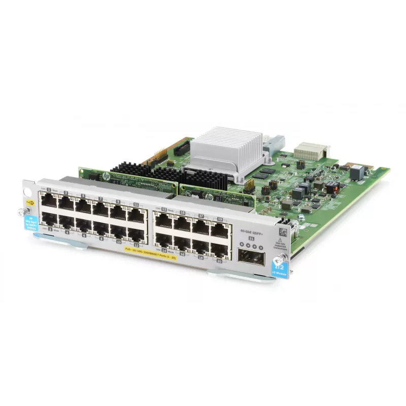 Módulo de switch PoE+ MACsec de 20 puertos HPE J9992A