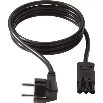 Cable de alimentación Bachmann 375.072 Negro 1 m ST18