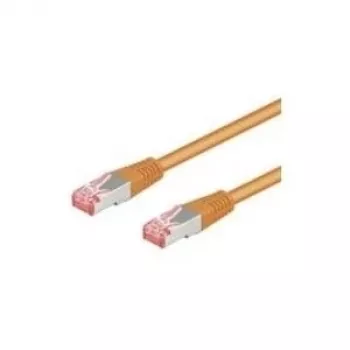 Wentronic Goobay cable de red CAT 6, S/FTP (PiMF), naranja, 3 m - LSZH libre de halógenos, cobre (93473)