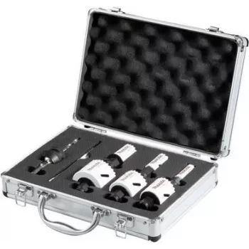 Makita E-12326 EZYCHANGE Set de sierras de corona, 7 uds.
