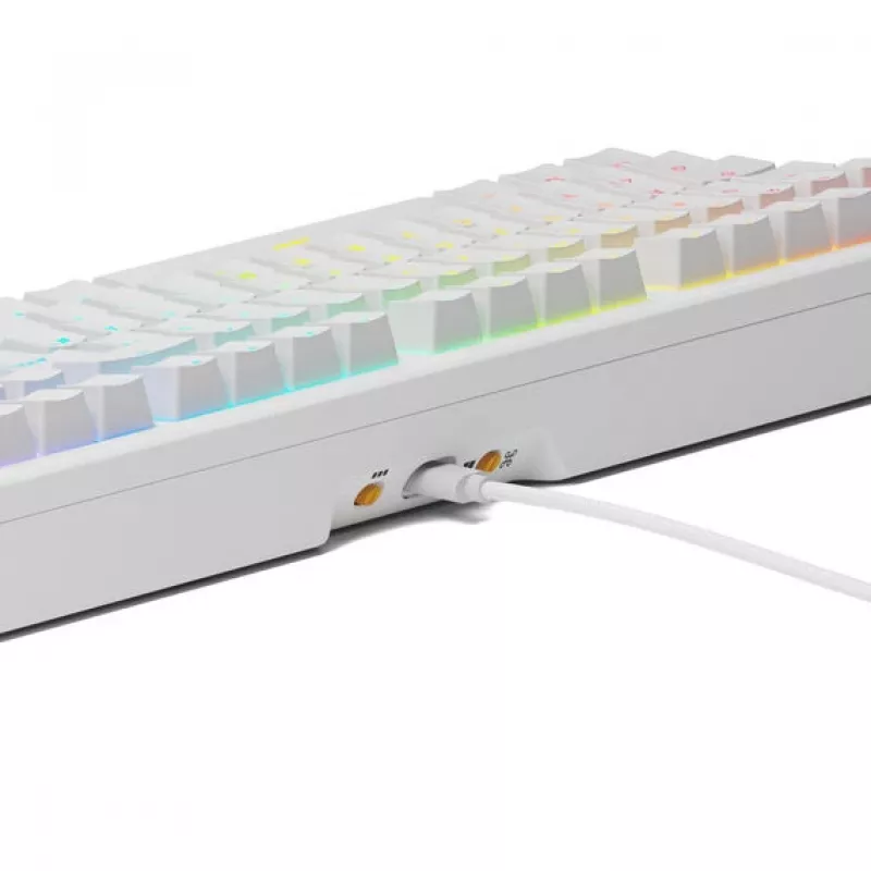 Glorious PC Gaming Race GMMK 3 HE 100% Pre-built teclado gaming blanco LEDs RGB Glorious Fox HE USB