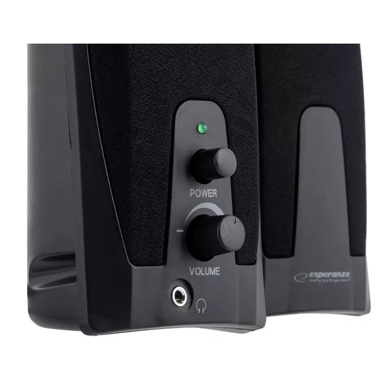 Altavoz Esperanza EP110 de 2 vías negro con cable 6 W