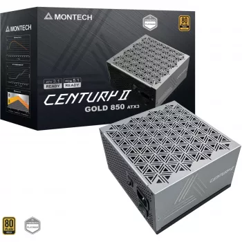 Fuente de alimentación | MONTECH | CENTURY II | ATX | 850 W | CENTURYII850