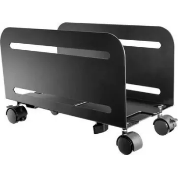 SpeaKa Professional SP-PCS-150 soporte para PC de suelo, de pie SP-9009204 negro resistente hasta 10 kg (SP-9009204)