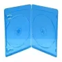 MediaRange BOX39-2-50 - caja jewel - 2 discos - azul - transparente - plástico - 120 mm - antipolvo - antirrayaduras - antigolpes (BOX39-2-50)