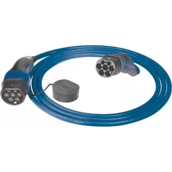Cable de carga Mennekes Mode 3. Type 2. 32A. 3PH (azul/negro. 7.5 metros)