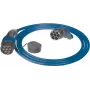 Cable de carga Mennekes Mode 3. Type 2. 32A. 3PH (azul/negro. 7.5 metros)