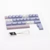 Set de teclas Ducky Macaron PBT Doubleshot 133 teclas para teclados mecánicos, Ducky DCA132-USMACOEPD1