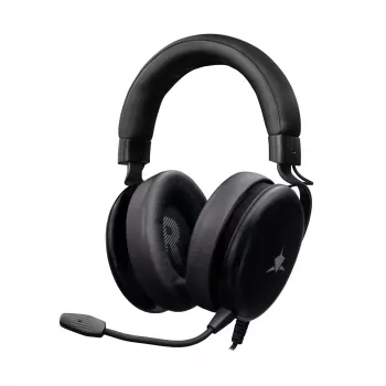 Auriculares gaming White Shark GH-2540 Elephant negro con iluminación RGB y micrófono extraíble