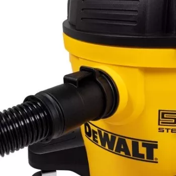 Aspirador de agua y polvo DeWalt AT-DXV23P-QT, 800 W, 23 L, 19 kPa, HEPA, 65 dB