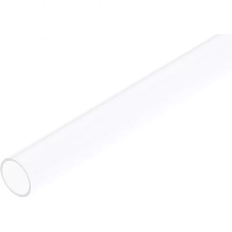 Tubo rígido 12/10 mm acrílico (PMMA) transparente 60 cm, tubo transparente, set de 4