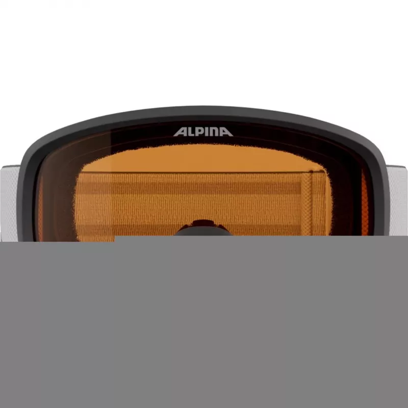 Alpina Piney 2.0 gafas de esquí para niños, blanco mate