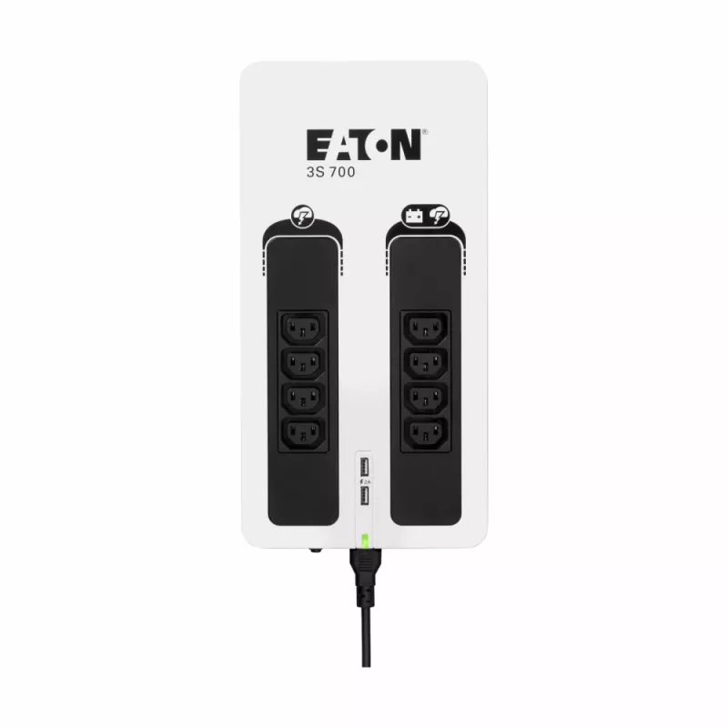 Eaton 3S700I SAI (sistema de alimentación ininterrumpida) Standby (Offline) 0,7 kVA 420 W 8 salidas AC
