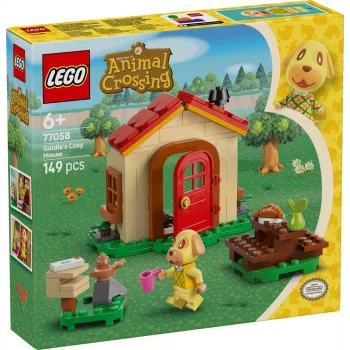 Juguete de construcción LEGO Animal Crossing Gemütliches Haus 77058, 149 piezas, 1 minifigura, tamaño 120×90×70 mm