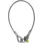 Cable de seguridad EUROLITE 1500 x 10 mm con grillete, capacidad de carga hasta 400 kg