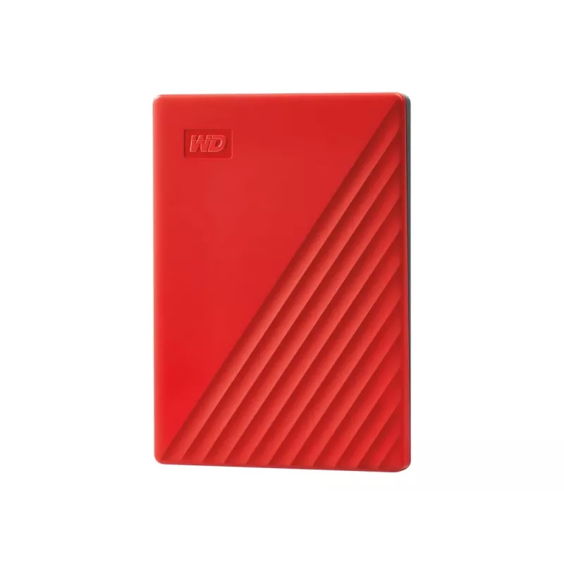 WD My Passport WDBYVG0020BRD - Disco duro - cifrado - 2TB - externo (portátil) - USB3.0 - AES de 256 bits - Rojo (WDBYVG0020BRD-WESN)