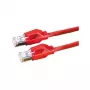 DRAKA Cable de red Cat.6 clase E S/FTP UC900 TM21 LSOH rojo 0,5m