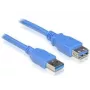 Cable USB 3.0 macho/hembra A/A DeLOCK 82540 3 m azul
