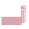 Alfombrilla XXL para ratón y teclado, rosa