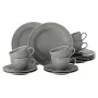 Servicio de café de porcelana SELECT Beat Color Glaze para 6 personas, blanco