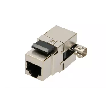 Conector hembra Keystone Extralink CAT6 STP RJ45, hembra, color acero, 1 unidad