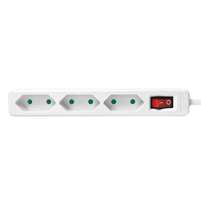 Regleta de alimentación LogiLink LPS230 1,5 m 3 tomas de CA interior blanco