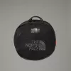 Bolsa duffel The North Face Base Camp S — 50 L, nailon/poliéster, negro/blanco