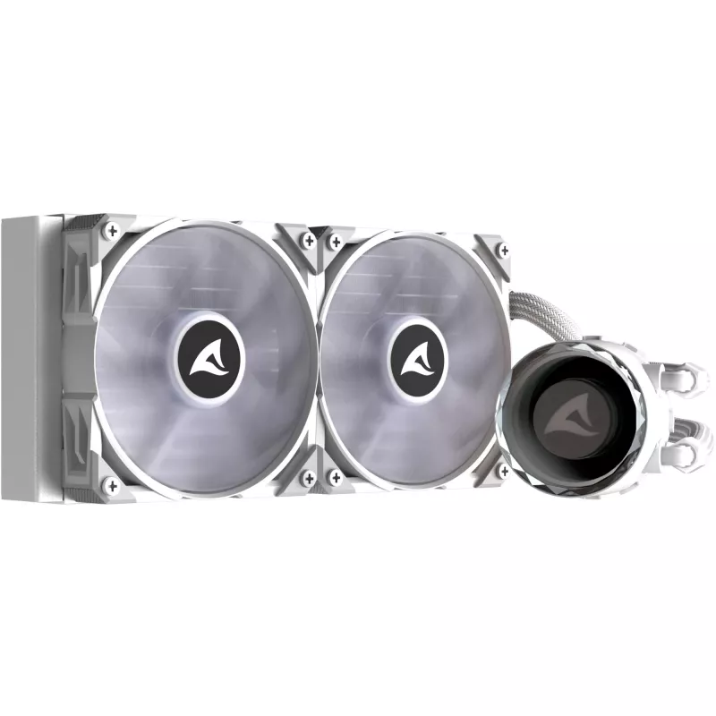 S80 RGB White AIO 240mm, refrigeración líquida blanca