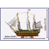 Set de construcción Cobi HMS Victory — 2.517 piezas, detallado modelo histórico de velero