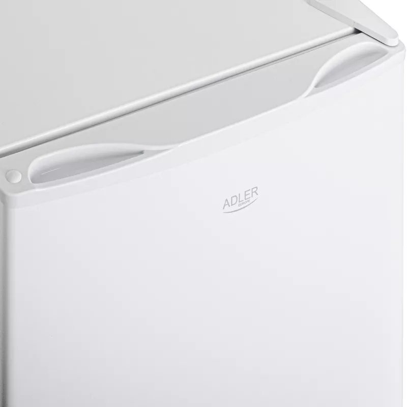 Adler Frigorífico | AD 8096 | Clase de eficiencia energética E | Libre instalación | Frigorífico de espacio completo | Altura 51 cm | Capacidad neta del compartimento de refrigeración 45 L | 39 dB | Blanco
