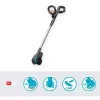 Gardena 14820-55 EasyWeed 1800/18V P4A solo cepillo de juntas inalámbrico quitamalezas, sin batería ni cargador, gris/turquesa