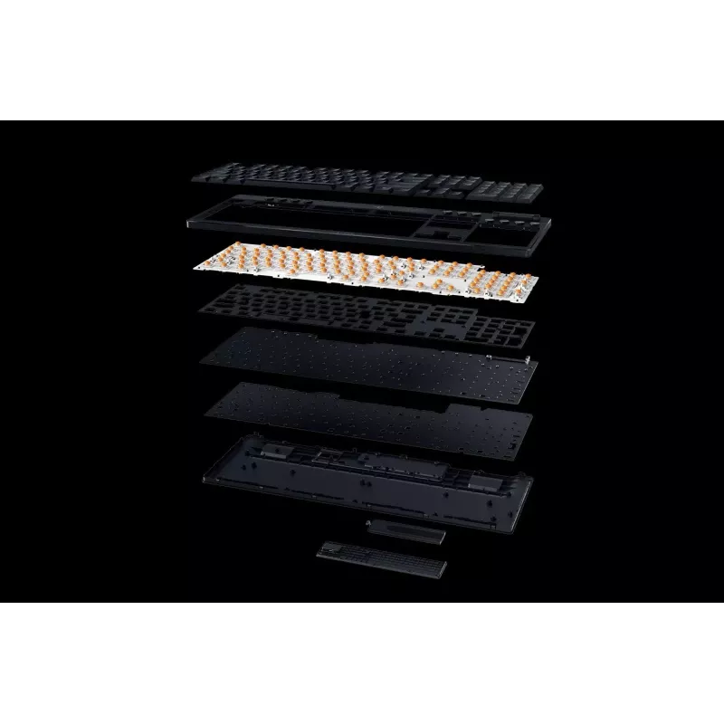 Razer BlackWidow V4 Low-Profile HyperSpeed (RZ03-05270800-R3M1) teclado, interruptores naranjas, distribución US